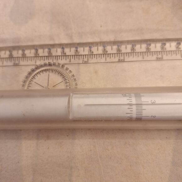 Multi Purpose Rolling Ruler Plastic 12 In. - Picture 4 of 4